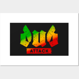 Dub Attack Rasta Colors Reggae Posters and Art